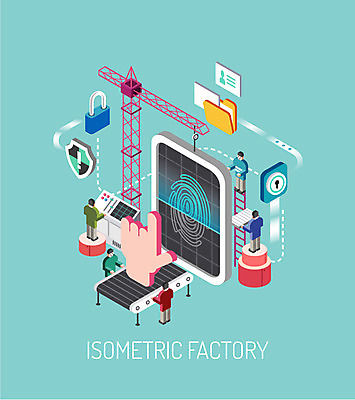 남자 일러스트 사다리 공장 열쇠 자물쇠 사람 여러명 성인 분석 기중기 보안 과정 아이소메트릭 개인정보 지문인식 남자만 성인남자만 성인만 국내일러스트 AI파일 다수 컨셉 공업 안전 정보 도구 중장비 생체인식기술 파일형식 벡터