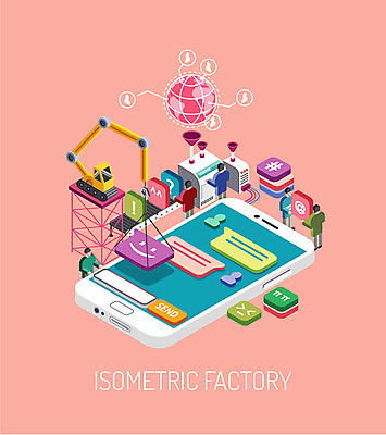 남자 일러스트 공장 모바일 사람 여러명 성인 스마트폰 지구본 메시지 분석 기중기 과정 이모티콘 아이소메트릭 메신저 소셜 채팅 남자만 성인남자만 성인만 온택트 국내일러스트 AI파일 다수 컨셉 공업 핸드폰 스마트기기 중장비 파일형식 벡터