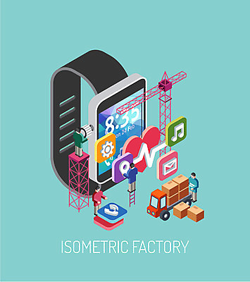 남자 시계 일러스트 공장 사람 여러명 성인 상자 트럭 손목시계 분석 기중기 과정 아이소메트릭 웨어러블 스마트워치 남자만 성인남자만 성인만 국내일러스트 AI파일 다수 컨셉 장신구 공업 자동차 스마트기기 중장비 파일형식 벡터