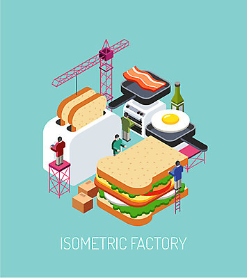 남자 음식 일러스트 사다리 공장 샌드위치 사람 여러명 성인 상자 주방 계란 프라이팬 오븐 오일 계란프라이 식빵 분석 기중기 토스트 베이컨 과정 아이소메트릭 토스트기 남자만 성인남자만 성인만 국내일러스트 AI파일 빵 다수 컨셉 공업 주방용품 돼지고기 알 화장품 가전제품 도구 중장비 계란요리 파일형식 벡터