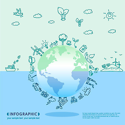 나무 구름 지구 바다 섬 일러스트 우산 전구 하늘 주택 사람없음 태양 새싹 자연보호 그린캠페인 자전거 재활용 인포그래픽 물뿌리개 절약 건전지 풍력기 선박 국내일러스트 AI파일 자연요소 식물 캠페인 컨셉 수상교통 자연 건물 바이크 풍력에너지 보호 친환경 파일형식 벡터