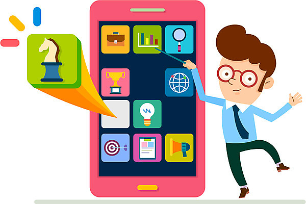 남자 컬러 서류가방 일러스트 비즈니스 전구 돋보기 그래프 정보기술 한명 사람 스마트폰 컬러풀 확성기 나이트 비즈니스맨 플랫 체스말 어플리케이션 목표 트로피 파일 남자만 남자한명만 국내일러스트 AI파일 1 컨셉 가방 기술 핸드폰 스마트기기 말_게임 직장인 체스 상_우승 파일형식 벡터