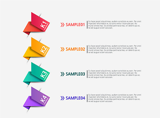 컬러 일러스트 사람없음 컬러풀 견본 인포그래픽 서류판 국내일러스트 AI파일 사무용품 파일형식 벡터