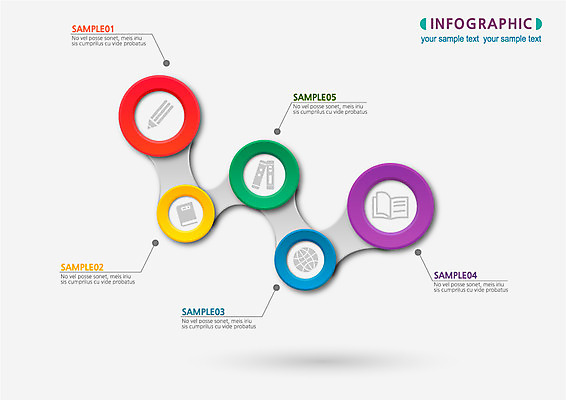 교육 컬러 일러스트 그래프 사람없음 책 컬러풀 연필 견본 인포그래픽 국내일러스트 AI파일 학용품 필기구 파일형식 벡터