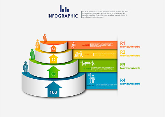 화살표 컬러 일러스트 의학 그래프 사람모양 사람없음 컬러풀 숫자 견본 인포그래픽 국내일러스트 AI파일 모양 문자 파일형식 벡터