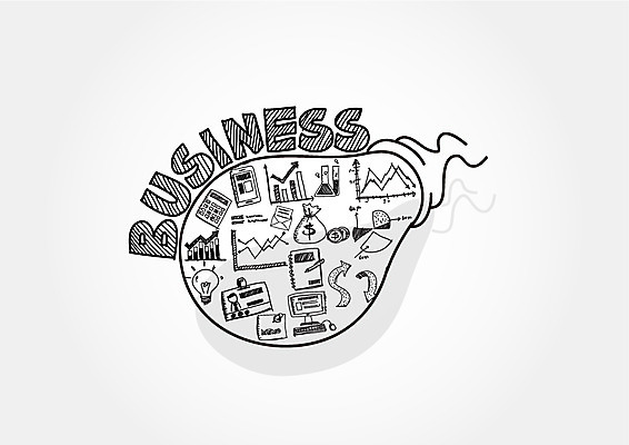 문자 영어 화살표 일러스트 비즈니스 전구 그래프 아이디어 사람없음 책 컴퓨터 계산기 이름표 국내일러스트 AI파일 컨셉 문구용품 전자제품 장비 파일형식 벡터