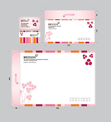 템플릿 꽃잎 꽃 분홍색 컬러 명함 명함템플릿 봉투 서류봉투 편지봉투 사람없음 세트 패키지 봉투템플릿 우편봉투 비즈디자인 이미지템플릿 AI파일 식물 편지 우편물 파일형식 벡터