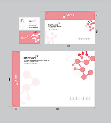 도형 템플릿 문양 분홍색 컬러 무늬 명함 명함템플릿 봉투 서류봉투 편지봉투 사람없음 세트 연결 패키지 봉투템플릿 우편봉투 비즈디자인 이미지템플릿 AI파일 편지 우편물 파일형식 벡터