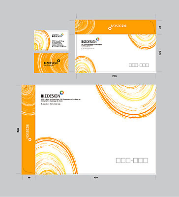 템플릿 문양 선 컬러 무늬 곡선 명함 명함템플릿 봉투 서류봉투 편지봉투 사람없음 세트 주황색 패키지 봉투템플릿 우편봉투 비즈디자인 이미지템플릿 AI파일 편지 우편물 파일형식 벡터