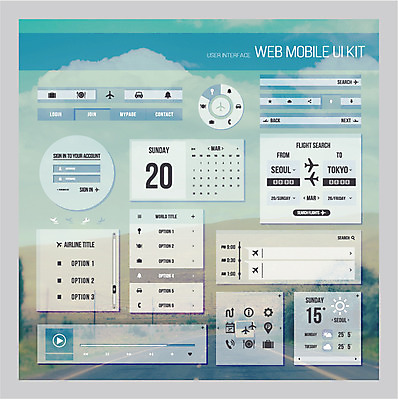 템플릿 디자인 여행 웹템플릿 버튼 웹소스 모바일 비행기 사람없음 세트 웹 어플리케이션 UI 메뉴바 모바일소스 엘리먼트 웹엘리먼트 콘텐츠 이미지템플릿 AI파일 인터넷 항공교통 대중교통 파일형식 벡터 편집소스