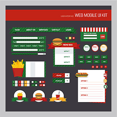 템플릿 디자인 음식 웹템플릿 버튼 웹소스 모바일 패스트푸드 사람없음 세트 웹 감자튀김 햄버거 어플리케이션 콜라 핫도그 UI 메뉴바 모바일소스 엘리먼트 웹엘리먼트 콘텐츠 이미지템플릿 AI파일 인터넷 감자 튀김 인스턴트 탄산음료 파일형식 벡터 편집소스