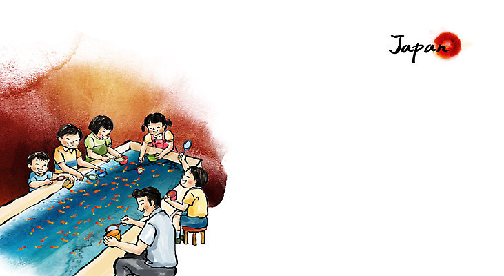 PSD 여자 남자 문화 어린이 여행 백그라운드 일러스트 캘리그라피 유적지 놀이 낚시 어류 수묵화 사람 풍경 소녀 소년 여러명 성인 관광지 일본 축제 동양화 금붕어 국내일러스트 아시아 다수 고건축 레저 미술 수중동물 파일형식