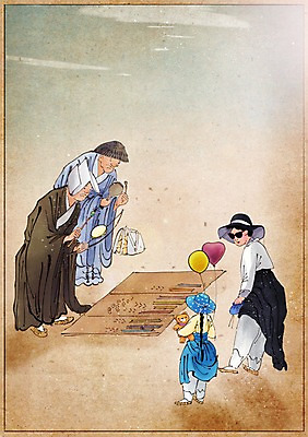 PSD 모자 한국전통 여자 남자 어린이 악기 백그라운드 컨셉 연주 일러스트 모녀 사람 여러명 성인 야외 선글라스 소풍 곰인형 변화 한복 구경 그림 과거 풍선 현대문화 풍속화 국내일러스트 전통 잡화 딸 문화 안경 음악 인형 다수 가족 엄마 한국 야외활동 전통의상 파일형식