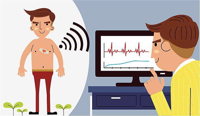남자 인터넷 일러스트 미래 건강 정보기술 사람 성인 두명 스마트폰 모니터 진료 정보 네트워크 맥박 스마트 편리함 건강검진 센서 첨단 사물인터넷 남자만 성인남자만 성인만 4차산업 국내일러스트 AI파일 산업 컨셉 의학 기술 핸드폰 스마트기기 컴퓨터 검사_조사 파일형식 벡터