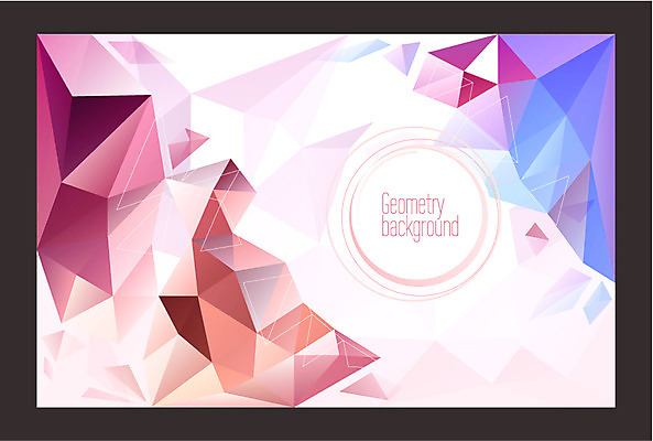 문양 디자인 분홍색 컬러 백그라운드 패턴 그래픽백그라운드 일러스트 사람없음 그래픽 디지털 보라색 패턴백그라운드 삼각형 입체 기하학 폴리곤 지오메트릭 국내일러스트 AI파일 도형 무늬 파일형식 벡터