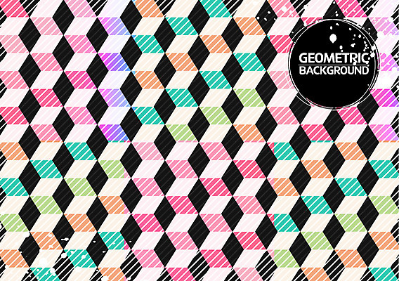 문양 디자인 선 백그라운드 패턴 그래픽백그라운드 일러스트 사람없음 그래픽 컬러풀 디지털 사각형 패턴백그라운드 큐브 입체 기하학 폴리곤 지오메트릭 국내일러스트 AI파일 도형 컬러 무늬 파일형식 벡터