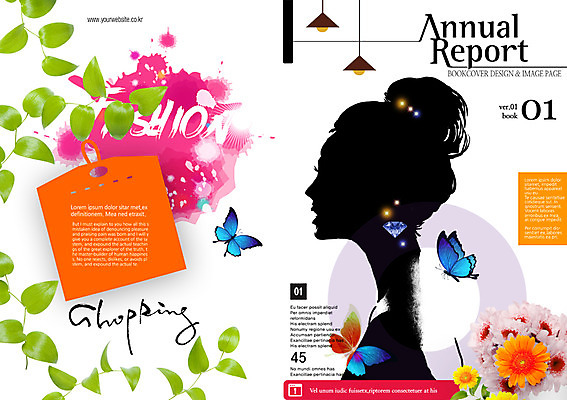 PSD 템플릿 편집 표지디자인 북디자인 여자 표지 꽃 실루엣 나비 백그라운드 북커버 나뭇잎 한명 사람 팜플렛 상반신 옆모습 쇼핑 잡지 보석 여자만 여자한명만 표지샘플 이미지템플릿 식물 1 뷰포인트 곤충 잎 촬영기법 간행물 광석 파일형식