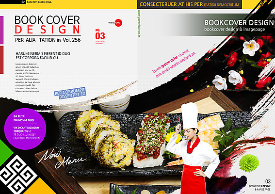 PSD 서양인 외국인 템플릿 편집 표지디자인 북디자인 여자 표지 꽃 음식 허리손 백그라운드 북커버 한명 서기 들기 사람 팜플렛 상반신 20대 성인 옆모습 요리사 초밥 잡지 먹기 국자 일본음식 청년만 성인만 표지샘플 이미지템플릿 식물 직업 1 뷰포인트 포즈 모션 주방용품 인종 청년 간행물 파일형식
