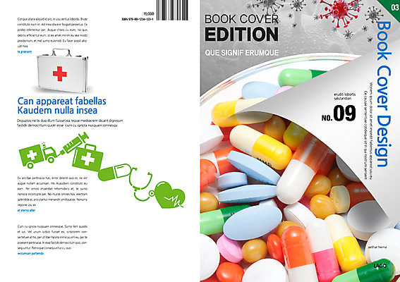 PSD 템플릿 편집 표지디자인 북디자인 표지 백그라운드 북커버 청진기 세포 주사기 팜플렛 사람없음 치료 약 구급상자 잡지 구급차 표지샘플 이미지템플릿 의학 의료기기 자동차 간행물 의료용품 파일형식