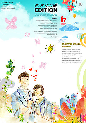 PSD 구름 템플릿 편집 표지디자인 북디자인 여자 표지 남자 꽃 포스터 백그라운드 잎 북커버 청진기 서기 미소 사람 팜플렛 상반신 두명 건물 앞모습 희망 의사 하트 잡지 표지샘플 이미지템플릿 자연요소 모양 식물 건축물 감정 뷰포인트 의료기기 모션 표정 간행물 의료진 파일형식