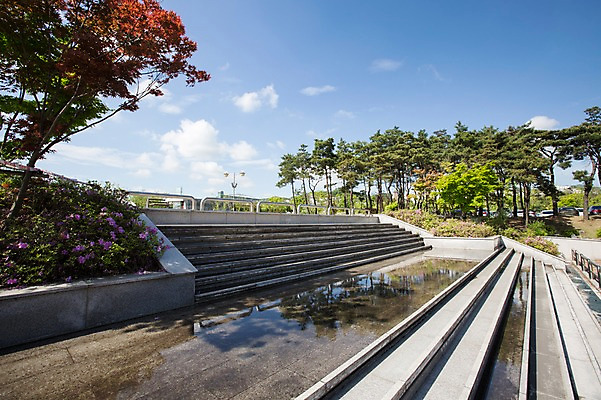 포토 JPG 주간 나무 식물 구름 공원 꽃 하늘 풍경 사람없음 야외 물 계단 웅덩이 국내포토 자연요소 공공시설 파일형식