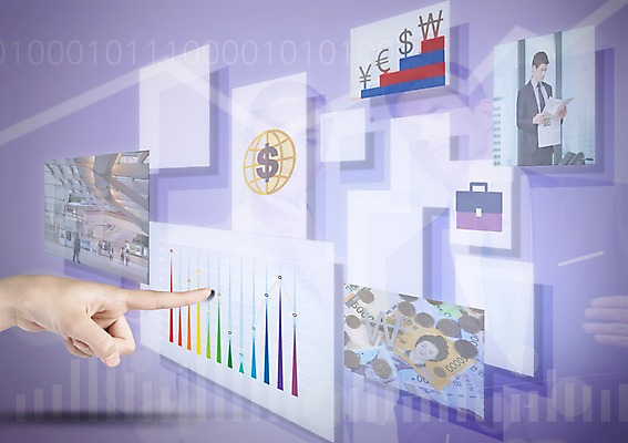 PSD 편집이미지 손 돈 비즈니스 그래프 한손 사람 신체부위 경제 태블릿 가리킴 발전 스마트 합성 편리함 혁명 이미지편집 컨셉 손짓 전자제품 스마트기기 재산 파일형식