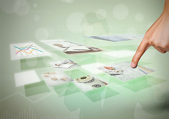 PSD 편집이미지 손 비즈니스 그래프 한손 사람 신체부위 경제 태블릿 가리킴 발전 스마트 합성 편리함 혁명 이미지편집 컨셉 손짓 전자제품 스마트기기 파일형식