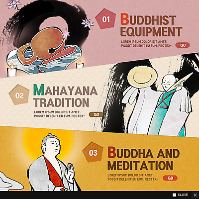 PSD 템플릿 남자 종교 웹템플릿 불교 팝업 이벤트팝업 웹팝업 사람 이벤트 성인 두명 승려 불상 목탁 남자만 성인남자만 성인만 이미지템플릿 성직자 불교용품 파일형식