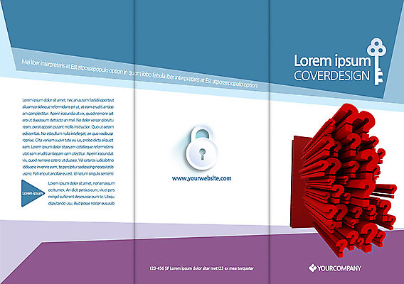 템플릿 편집 표지디자인 북디자인 출판디자인 표지 리플렛 백그라운드 북커버 3단접지 열쇠 자물쇠 팜플렛 사람없음 물음표 질문 열쇠구멍 이미지템플릿 AI파일 기호 파일형식 벡터