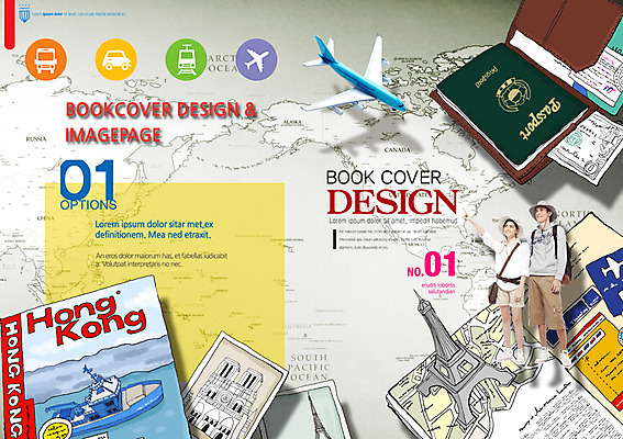 PSD 서양인 외국인 템플릿 편집 표지디자인 북디자인 여자 표지 남자 리플렛 여행 백그라운드 지도 북커버 비행기 사람 팜플렛 성인 두명 책 잡지 여권 기념사진 성인만 표지샘플 이미지템플릿 항공교통 대중교통 인종 간행물 파일형식