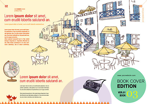 PSD 템플릿 편집 표지디자인 북디자인 표지 리플렛 여행 백그라운드 북커버 의자 탁자 주택 팜플렛 사람없음 건물 지구본 카메라 계단 발코니 파라솔 잡지 표지샘플 이미지템플릿 건축물 가구 간행물 전자제품 파일형식