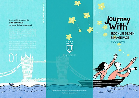 PSD 템플릿 편집 표지디자인 북디자인 여자 표지 남자 리플렛 바다 여행 백그라운드 북커버 3단접지 항해 사람 팜플렛 성인 두명 망원경 잡지 런던브릿지 선박 성인만 이미지템플릿 수상교통 배_교통 간행물 다리_건축물 런던 파일형식