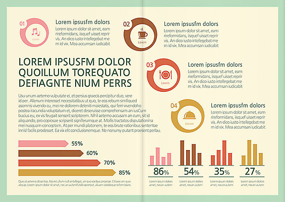 템플릿 편집 그릇 접시 표지디자인 북디자인 출판디자인 내지 커피 음료 음식 백그라운드 포크 북커버 음표 통계 그래프 팜플렛 사람없음 요식업 퍼센트 나이프 커피잔 이미지템플릿 AI파일 식기 기호 산업 음악 잔 특수기호 칼 파일형식 벡터