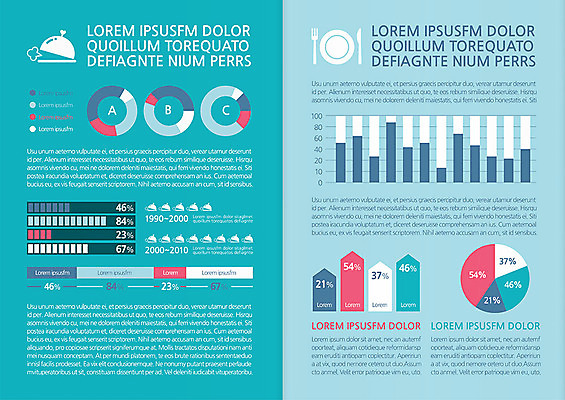 템플릿 편집 그릇 접시 표지디자인 북디자인 출판디자인 내지 백그라운드 포크 북커버 통계 그래프 팜플렛 사람없음 요식업 퍼센트 나이프 이미지템플릿 AI파일 식기 산업 특수기호 칼 파일형식 벡터