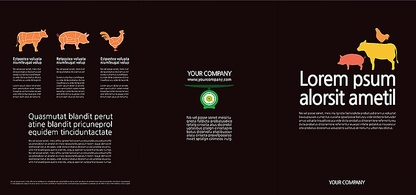 동물 템플릿 편집 표지디자인 북디자인 출판디자인 표지 리플렛 백그라운드 북커버 3단접지 저울 팜플렛 사람없음 가축 닭 돼지 소 축산업 부위 이미지템플릿 AI파일 산업 포유류 조류 파일형식 벡터