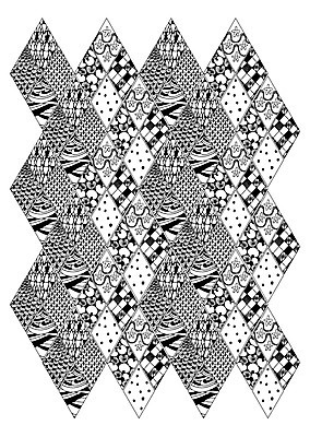 도형 문양 선 컬러 백그라운드 패턴 일러스트 흑백 사람없음 사각형 패턴백그라운드 젠탱글 국내일러스트 AI파일 무늬 촬영기법 파일형식 벡터