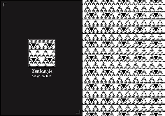 도형 문양 컬러 백그라운드 패턴 일러스트 흑백 사람없음 패턴백그라운드 삼각형 젠탱글 국내일러스트 AI파일 무늬 촬영기법 파일형식 벡터
