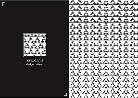 도형 문양 컬러 백그라운드 패턴 일러스트 흑백 사람없음 패턴백그라운드 삼각형 젠탱글 국내일러스트 AI파일 무늬 촬영기법 파일형식 벡터