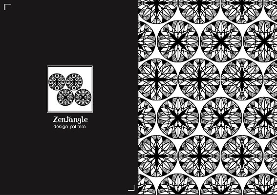 도형 문양 컬러 백그라운드 패턴 일러스트 흑백 사람없음 패턴백그라운드 젠탱글 국내일러스트 AI파일 무늬 촬영기법 파일형식 벡터