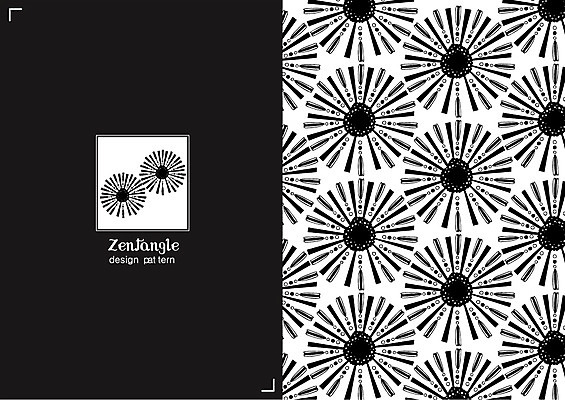 문양 컬러 백그라운드 패턴 일러스트 흑백 사람없음 패턴백그라운드 젠탱글 국내일러스트 AI파일 무늬 촬영기법 파일형식 벡터