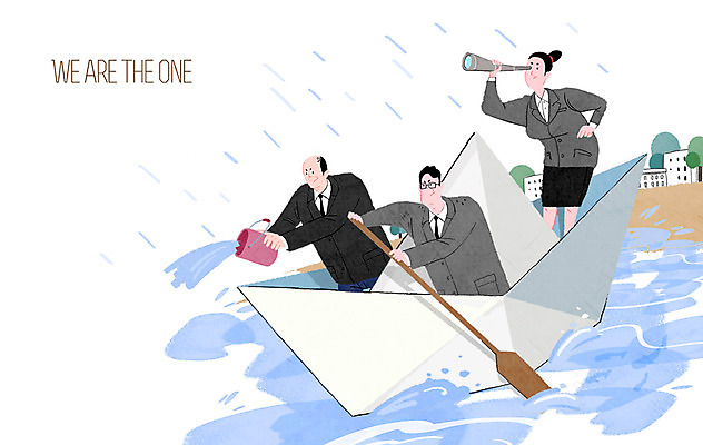 PSD 나무 식물 여자 남자 바다 일러스트 회사 넥타이 협력 함께함 항해 사람 정장 빌딩 성인 건물 세명 망원경 도움 직장인 목표 계획 물통 동료 노 종이배 성인만 국내일러스트 직업 건축물 잡화 옷 컨셉 배_교통 비즈니스 관계 종이접기 선박 파일형식