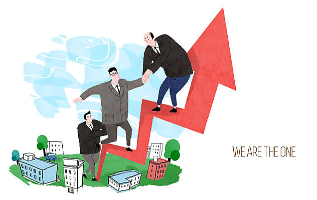 PSD 나무 식물 남자 화살표 일러스트 회사 넥타이 협력 함께함 사람 정장 빌딩 성인 건물 세명 도움 직장인 목표 계획 동료 상승 성인남자만 국내일러스트 직업 건축물 잡화 옷 컨셉 비즈니스 관계 남자만 성인만 파일형식