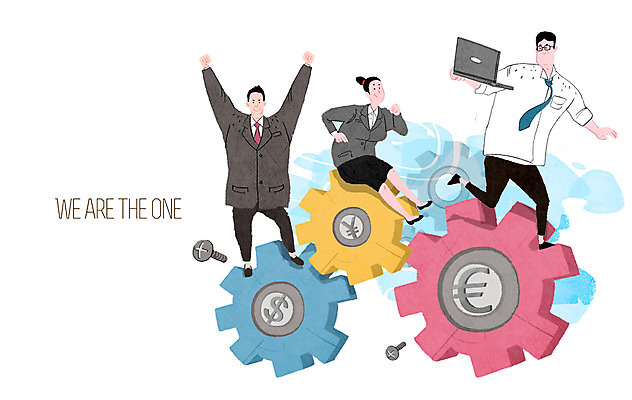 PSD 여자 남자 일러스트 회사 넥타이 협력 함께함 사람 정장 성인 세명 노트북 달러 유로 나사 도움 직장인 화폐기호 엔 목표 계획 동료 톱니바퀴 성인만 국내일러스트 직업 기호 잡화 옷 컨셉 돈 비즈니스 관계 전자제품 공구 화폐 파일형식