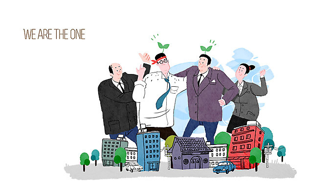 PSD 나무 식물 여자 남자 일러스트 회사 자동차 어깨동무 넥타이 협력 함께함 사람 정장 빌딩 여러명 성인 건물 새싹 도움 직장인 목표 계획 동료 성인만 국내일러스트 직업 건축물 잡화 옷 육상교통 포즈 다수 컨셉 비즈니스 관계 파일형식