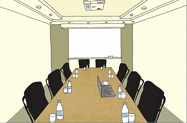 PSD 의자 일러스트 비즈니스 실내 사람없음 노트북 공간 만화 물병 물컵 책상 회의실 프로젝터 아트툰 국내일러스트 가구 내부 컵 전자제품 물통 그림 파일형식