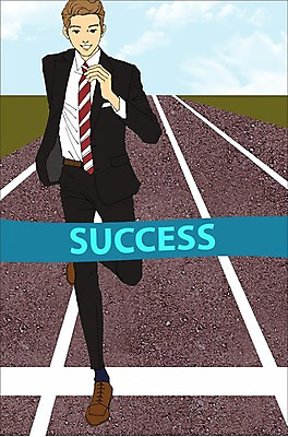 주간 PSD 남자 일러스트 비즈니스 성공 한명 사람 정장 성인 야외 달리기 비즈니스맨 만화 트랙 아트툰 국내일러스트 자연요소 1 옷 컨셉 모션 직장인 그림 파일형식