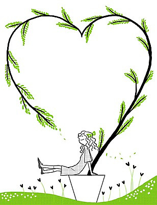 PSD 나무 식물 여자 화분 어린이 백그라운드 일러스트 자연 프레임 한명 사람 소녀 취미 자연보호 환경 하트 환경보전 소녀한명만 국내일러스트 모양 1 보호 사회이슈 생태계 여자한명만 소녀만 파일형식