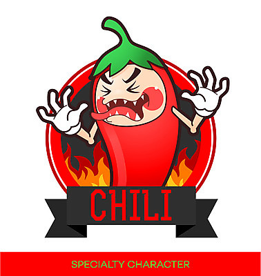 캐릭터 채소 일러스트 고추 불 사람없음 라벨 매움 특산물 특산물캐릭터 채소캐릭터 마스코트 불맛 일러캐릭터 AI파일 자연요소 프레임 맛 파일형식 벡터