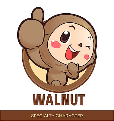 캐릭터 일러스트 손짓 사람없음 라벨 견과류 엄지손가락 최고 특산물 호두 특산물캐릭터 견과류캐릭터 마스코트 일러캐릭터 AI파일 손가락 모션 프레임 파일형식 벡터