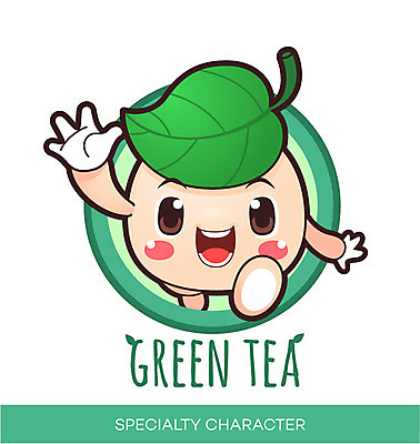 캐릭터 채소 일러스트 사람없음 차 녹차 특산물 특산물캐릭터 채소캐릭터 마스코트 녹차캐릭터 일러캐릭터 AI파일 음료 차_음료 파일형식 벡터
